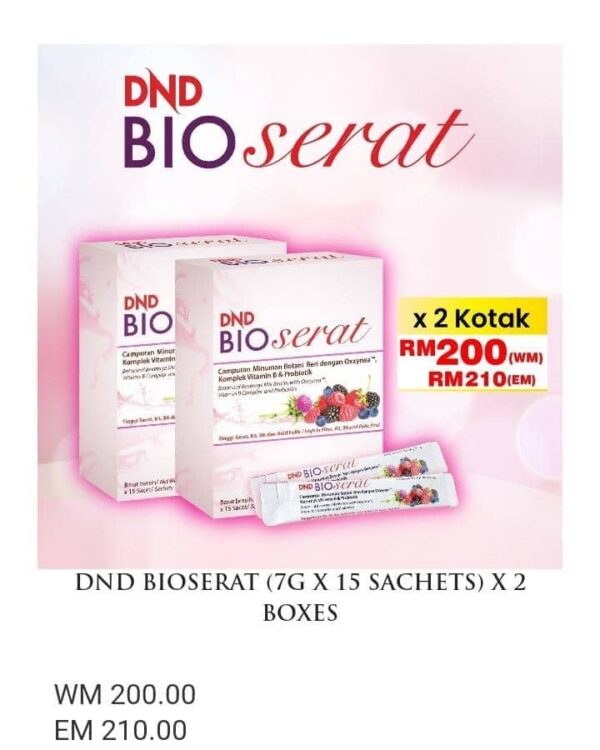 ORIGINAL DND BIOSERAT (7G × 15 SACHETS) × 2 BOX