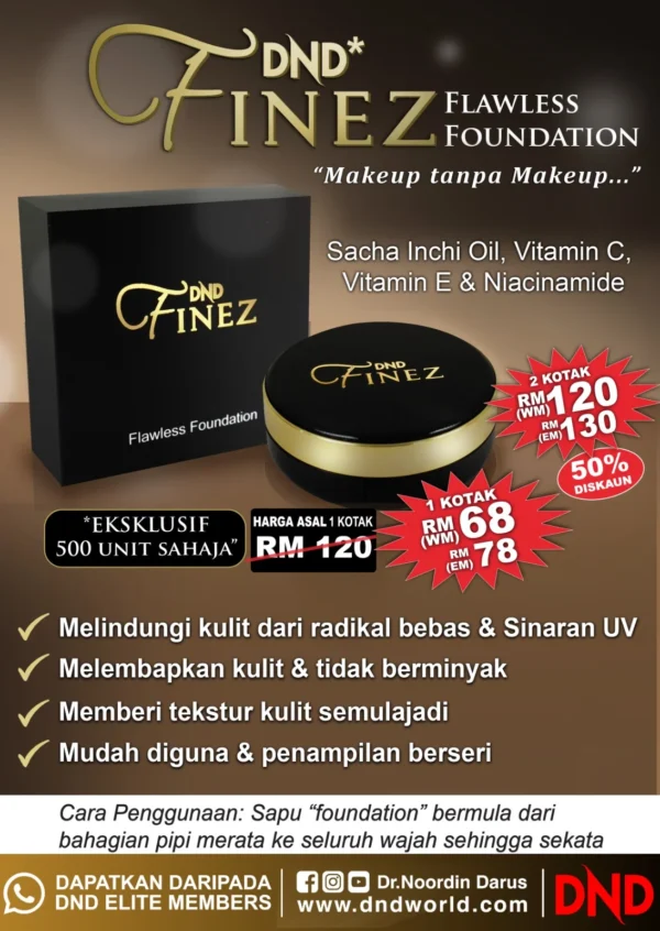 ORIGINAL DND FINEZ (FLAWLESS FOUNDATION) X 1