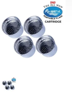 ORIGINAL : DND RXWATER PORTABLE FLASK CARTRIDGE X 4