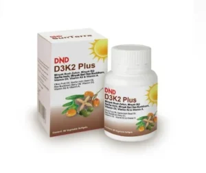 ORIGINAL : DND D3K2 PLUS SOFTGEL (60 SOFTGEL) X 1 BOTTLE