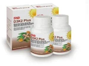 ORIGINAL : DND D3K2 PLUS SOFTGEL (60 SOFTGEL) X 2 BOTTLES