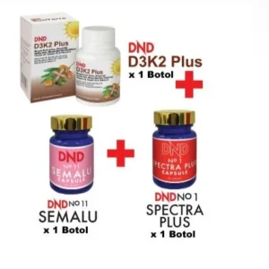 ORIGINAL : DND HEALTHY LIVER PACKAGE (1 D3K2 PLUS + 1 SPECTRA PLUS + 1 SEMALU)