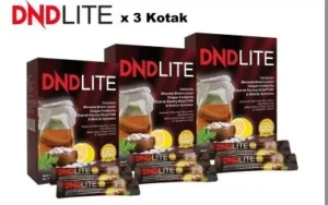 ORIGINAL : PACKAGE 16: DND LITE (15 SACHETS X 5G) X 3 BOXES