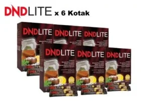 ORIGINAL : PACKAGE 17: DND LITE (15 SACHETS X 5G) X 6 BOXES