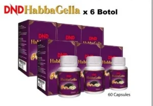 ORIGINAL  : DND HABBAGELLA 60 CAPSULE X 6 BOTOL