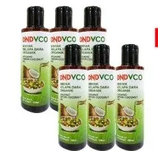ORIGINAL :DND VCO (MINYAK KELAPA DARA ORGANIK) 150ML X 6 BOTOL