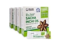 ORIGINAL : RX369 SACHA INCHI OIL (5ML X 15 SACHETS) X 4 KOTAK